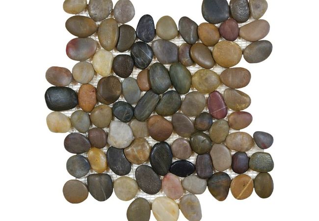 Anatolia Tile Zen Bora Wilderness Natural Pebble Mosaic Matte