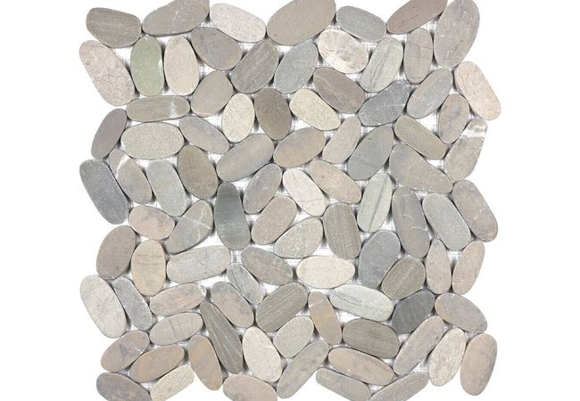 Anatolia Tile Zen Vitality Mica Flat Pebble Mosaic Matte