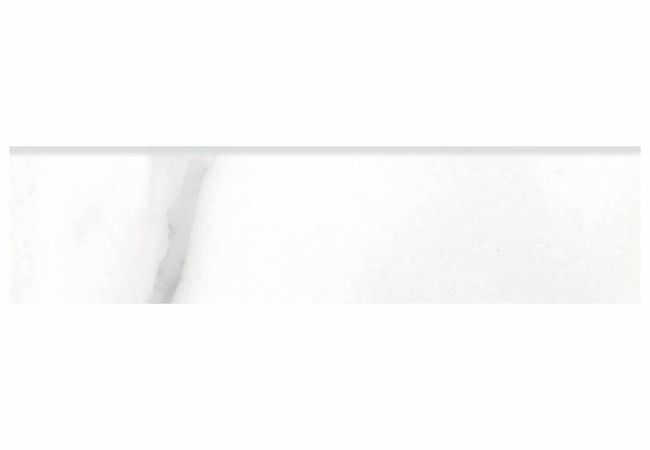 Anatolia Tile Classic Calacatta Porcelain 3 x 12 Bullnose Matte