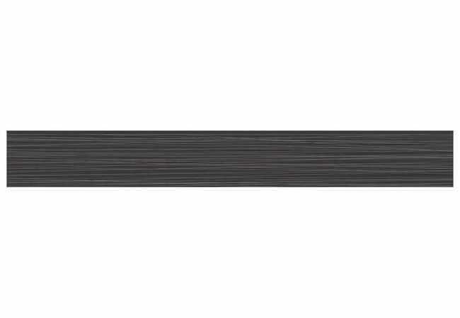 Anatolia Tile Zera Annex Carbon Porcelain 3 X 24 Bullnose Matte