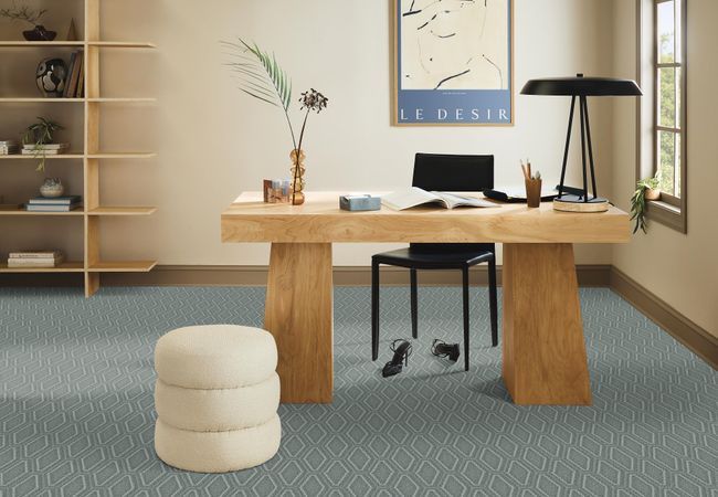 Anderson Tuftex Cozy Cable Blue Fern view 2