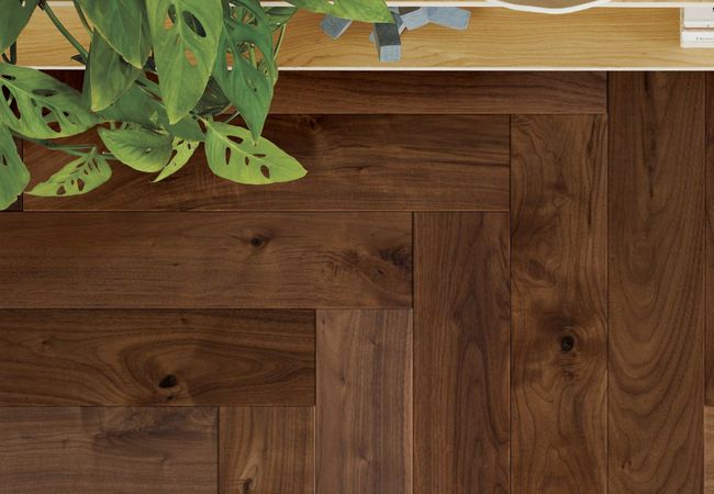 Anderson Tuftex Revival American Walnut Herringbone Rye view 3