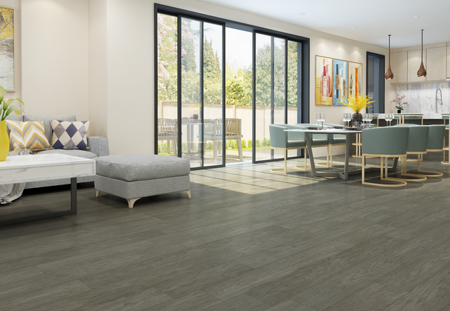 Biyork Floors Nouveau 6 Hickory Euro Grey view 2