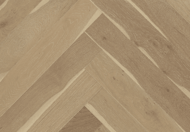 Biyork Floors Nouveau 7 Bespoke European Oak Herringbone Breezy Boardwalk