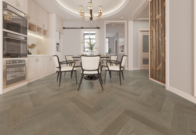 Biyork Floors Nouveau 7 Bespoke European Oak Herringbone Rooftop Loft - Image 2