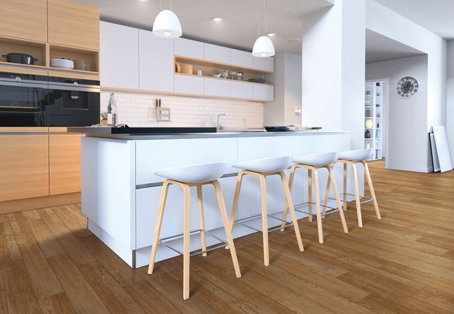 COREtec Originals Premium Penmore Walnut Luxury Vinyl Plank view 2