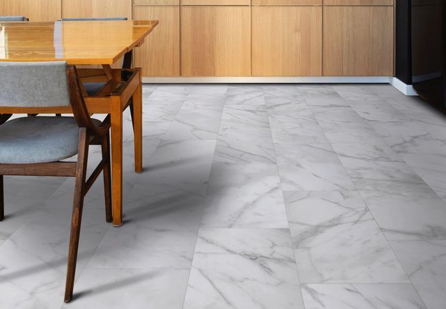 Coretec Floors Tile Alba Marble view 2