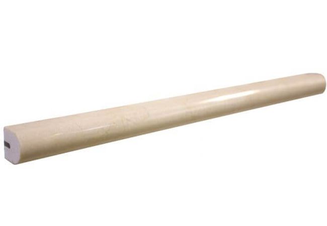 Ciot Tile Crema Marfil Pencil Molding Polished ¾''x12''