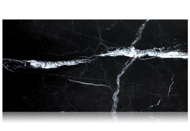 Ciot Tile Nero Marquina Honed 12''x24''