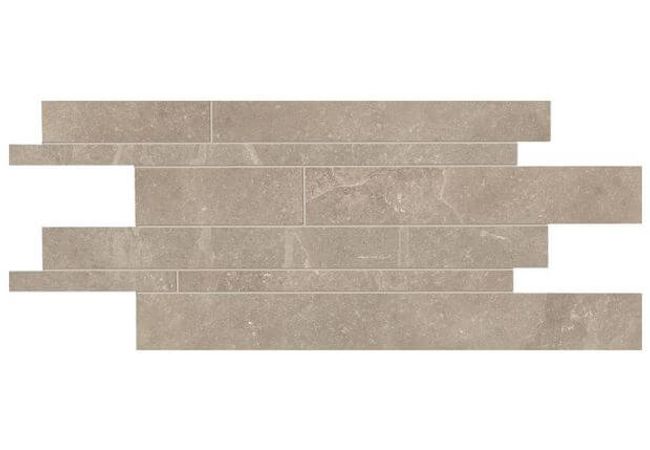 Ciot Tile 12''x24'' Groove Mos. Listelli Sfalsati Nude Beige Nat.