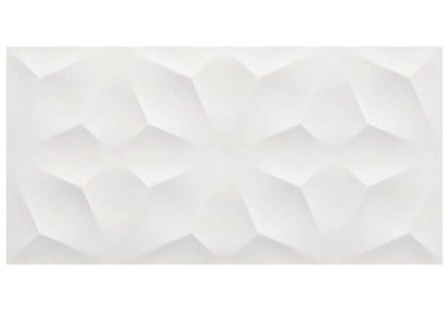 Ciot Tile 16''x32'' 3D Wall Design Diamond White Matt