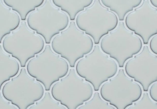 Ciot Tile 1970'S Arabesque Eggshell Glossy