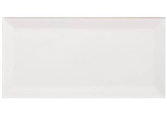 Ciot Tile Prisma Biselado Branco Luc. 4''x8''