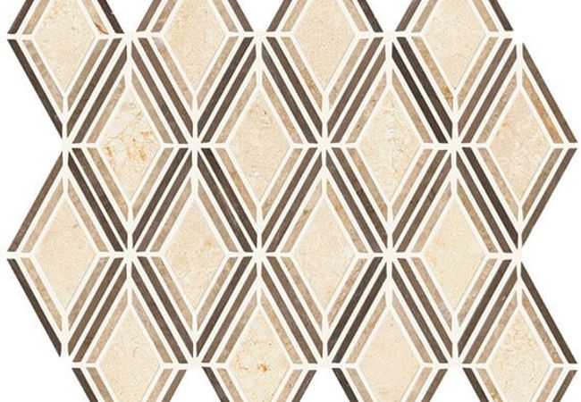 Daltile Decorative Accents Argyle Blend Beige