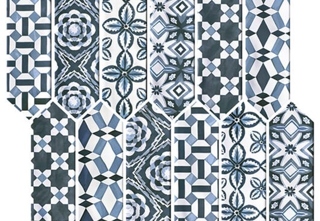 Daltile Stagecraft Cameo Blue Mix