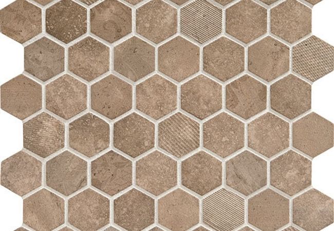 Daltile Vintage Hex Relic Umber