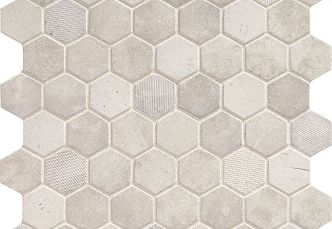 Daltile Vintage Hex Wisdom White