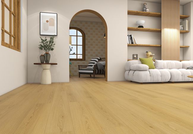 Fuzion Waterfront Clam Shell Oak Laminate Flooring view 2