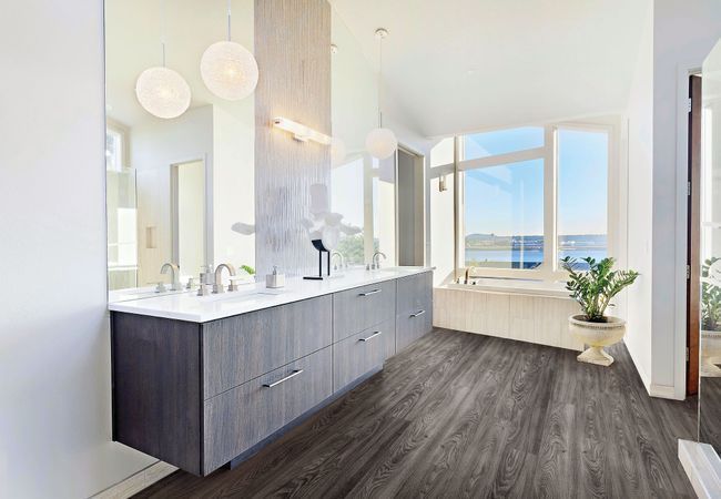 Fuzion SmartDrop 7 Onyx Luxury Vinyl Plank view 2