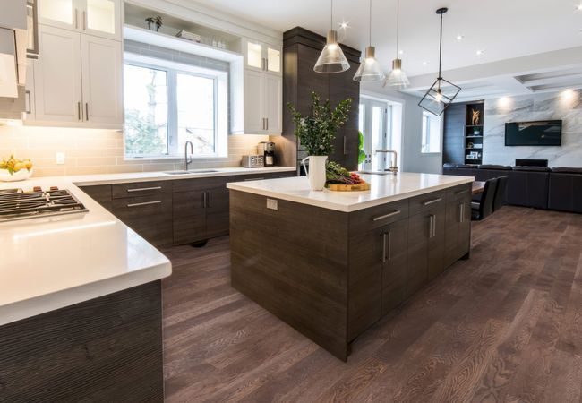 Fuzion Bistro Oak Antique Pewter view 2