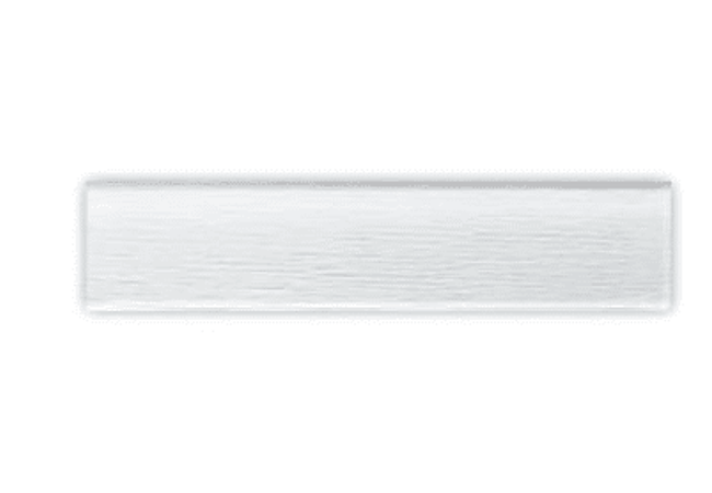 Mango Tile Super White 3x12 Ripple Glass MG2a75300