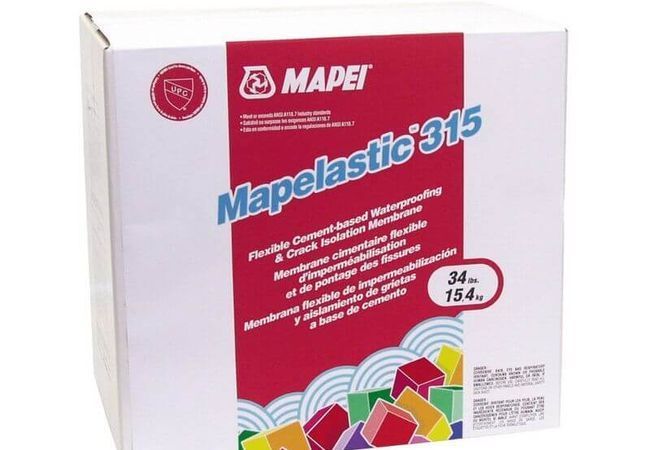 Mapei Mapelastic 315 Kit Professional, Powder & Liquid Waterproofing Membrane 34 Lbs