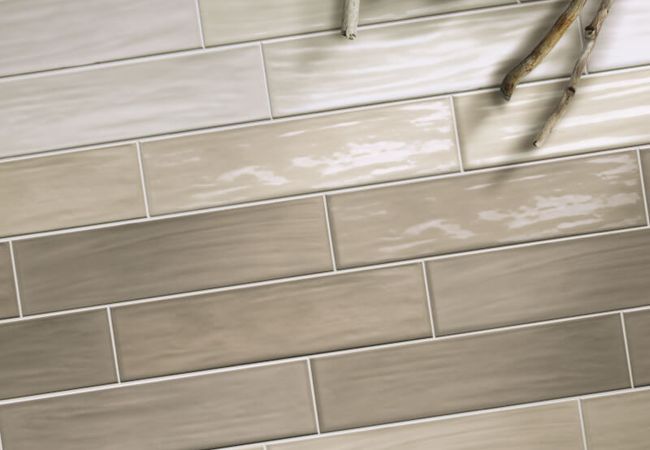 Midgley West Circa Tile 37 Bisque Tile 4"x15" - Glossy view 2