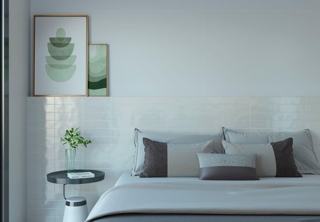 Midgley West Color Mind Vanilla Tile 3"x10" - Matte view 2