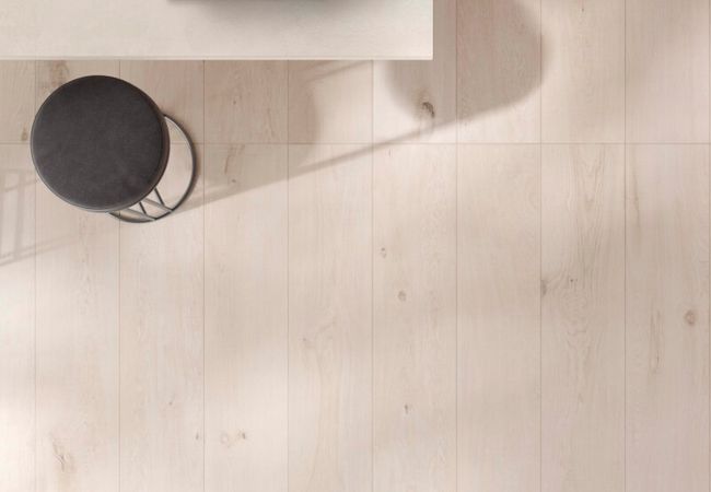 Midgley West Crossroad Wood White Tile 8"x48" - Glossy - Image 2