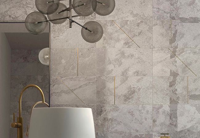 Midgley West Alpes Grey Tile 24"x24" - Brushed view 2