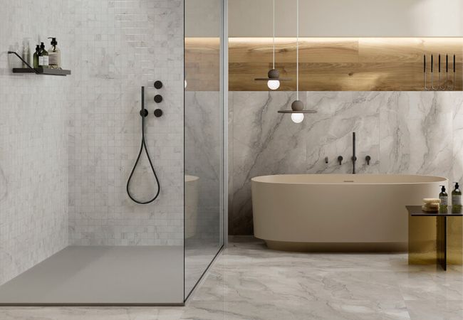 Midgley West Bolgheri Stone Natural Tile 24"x48" - Natural view 2