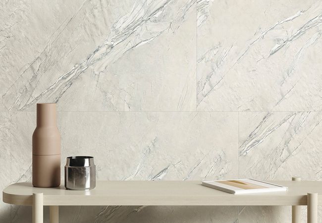 Midgley West Cardosia White Tile 48"x48" - Natural view 2