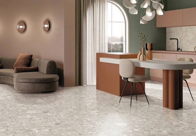 Midgley West Cobbles Beige Tile 12"x24" - Matte view 2