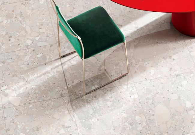 Midgley West Cobbles White Tile 12"x24" - Matte view 2