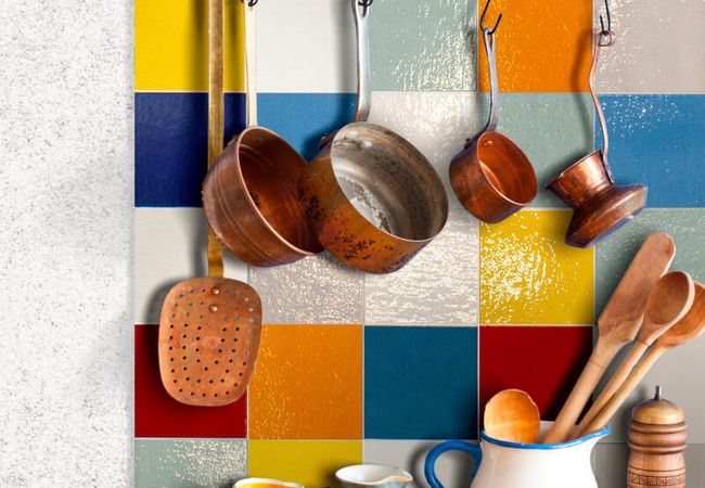 Midgley West Colors / Mono Arancio Tile 9"x9" - Matte view 2