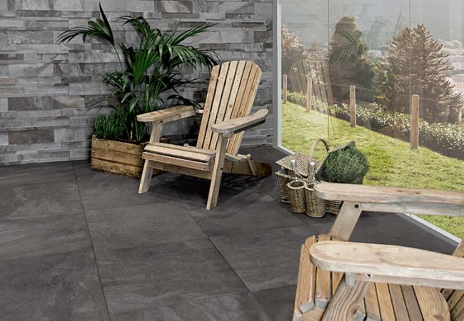 Midgley West Denverstone Antracite Tile 12"x24" - Natural view 2