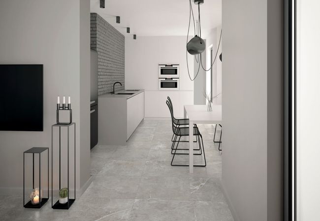 Midgley West Ermetica Grigio Tile 12"x24" - Natural view 2