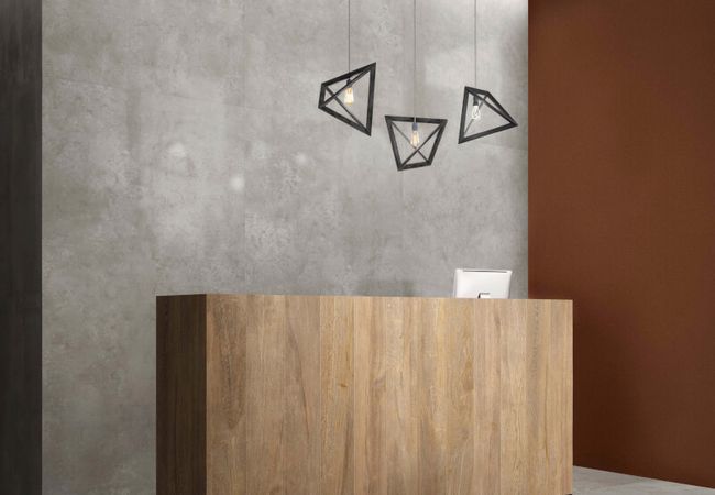 Midgley West Hyper Silver Tile 24"x48" - Natural view 2