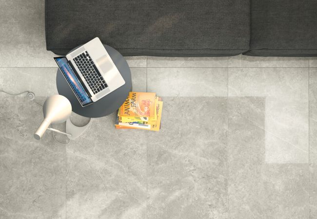 Midgley West Imperial Grigio Imperiale Tile 24"x24" - Polished view 2