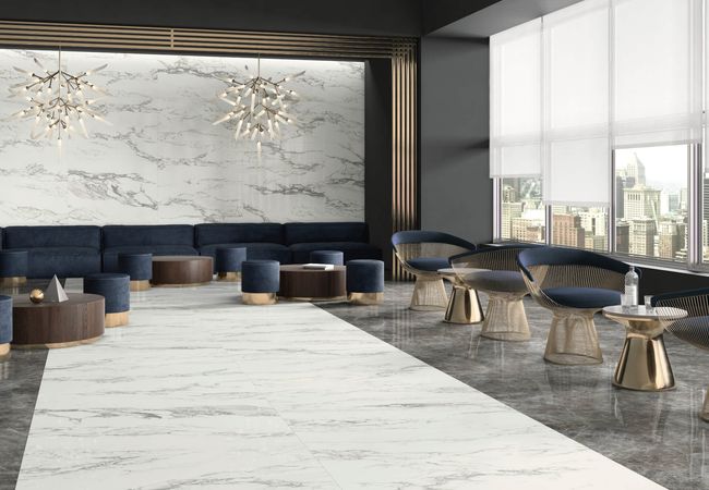 Midgley West Imperial Michelangelo Bianco Apuano Tile 12"x13" Provenzale - Polished view 2