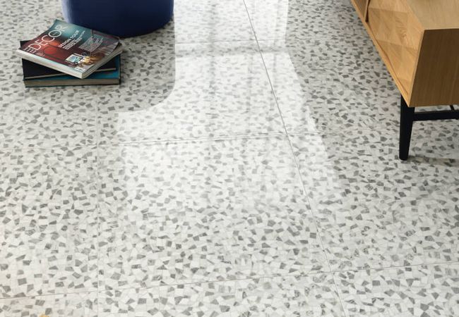 Midgley West Imperial Michelangelo Spaccatella Tile 12"x10" Chevron - Polished view 2