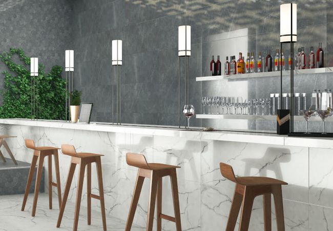 Midgley West Imperial Statuario Tile 12"x24" - Polished view 2