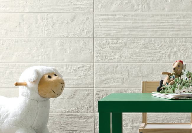 Midgley West Kuni White Tile 8"x71" - Natural view 2