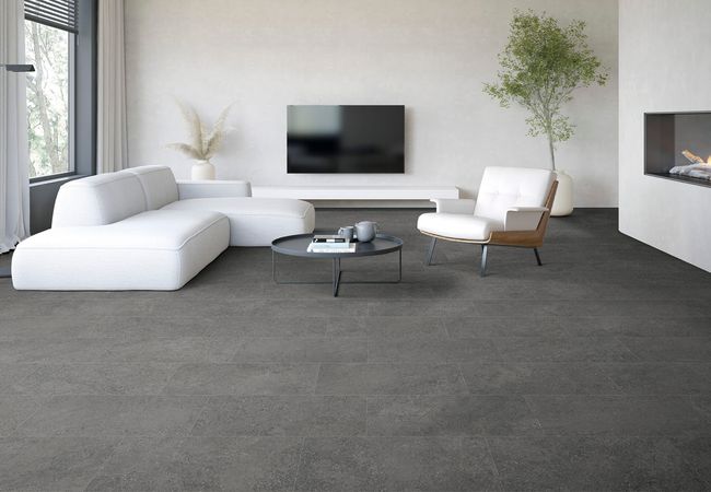 Midgley West Lims Antracite Tile 24"x24" - Natural view 2