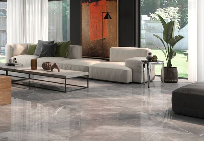 Midgley West Magda Gris Tile 12"x24"- Polished view 2