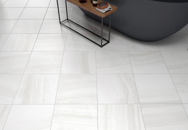 Midgley West Marbellous Onice Bianco Tile 12"x24" - Natural view 2
