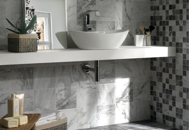 Midgley West Marmi Apuani Dark Tile 4"x8" - Natural - Image 2