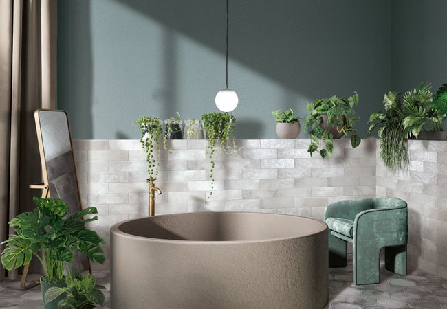 Midgley West Murano Bianco Tile 4"x16" - Glossy view 2