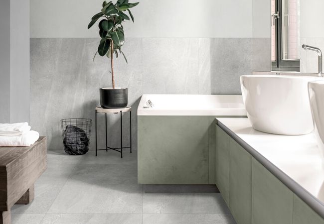 Midgley West Nature Bianco Tile 12"x24" - Natural view 2