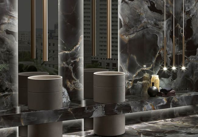 Midgley West Onice Reale Nero Tile 24"x48" - Polished view 2